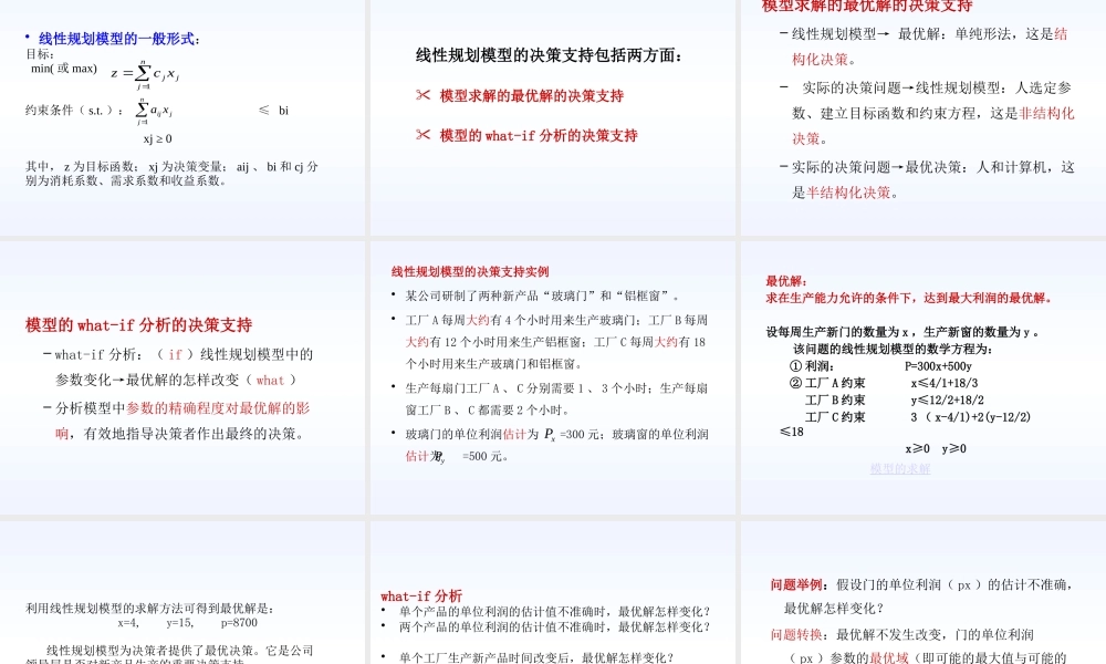 专家与决策支持系统——第二章