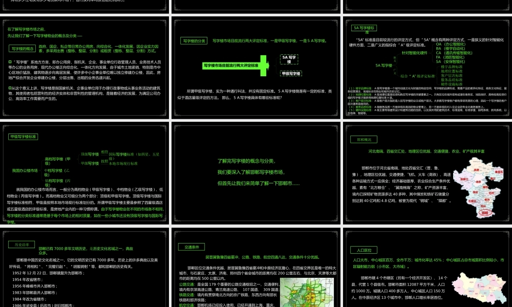 XXXX年邯郸御景大厦项目定位暨定价方案