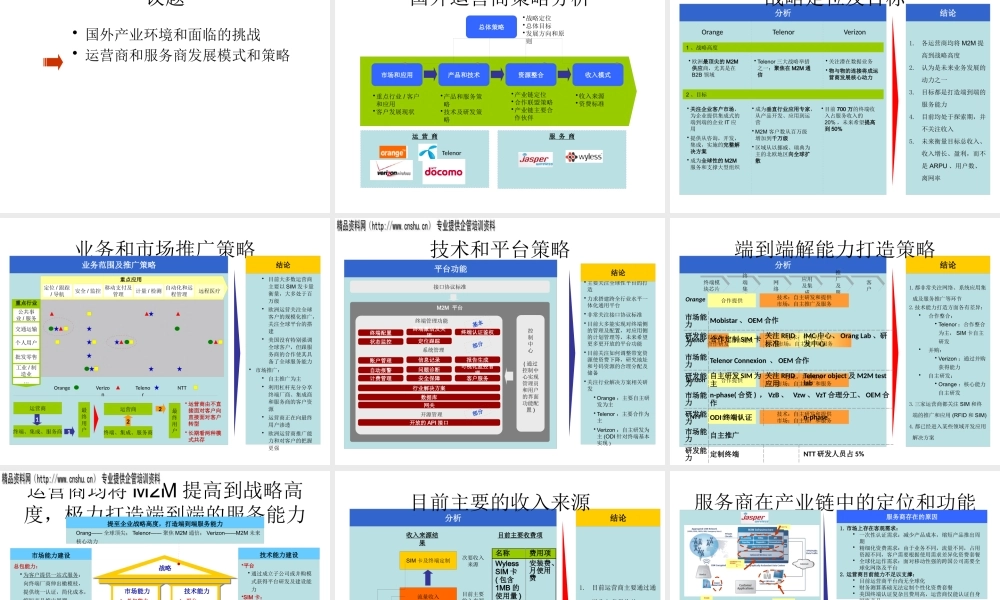 XXXX年行业物联网产业链研究分析(ppt 72) 