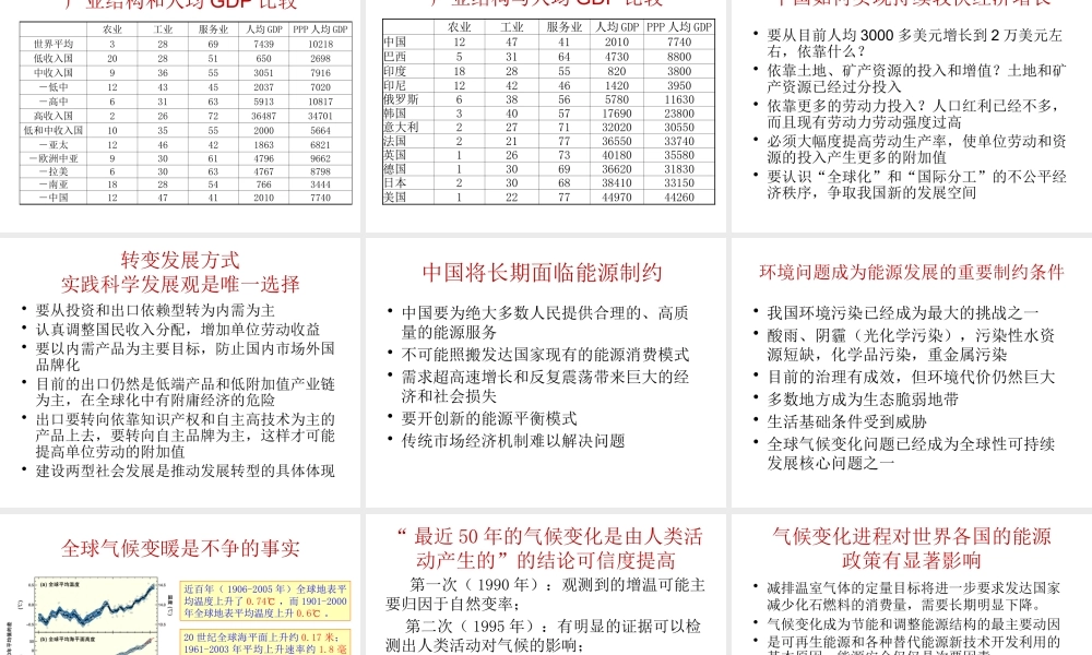 《强化节能降耗应对经济危机》