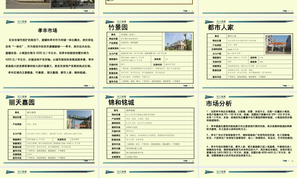 XXXX年杭州凤祥锦苑项目初步提案