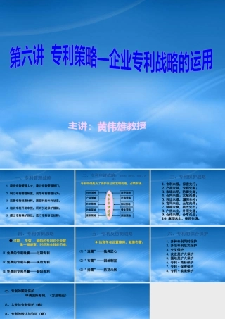 专利策略企业专利战略的运用
