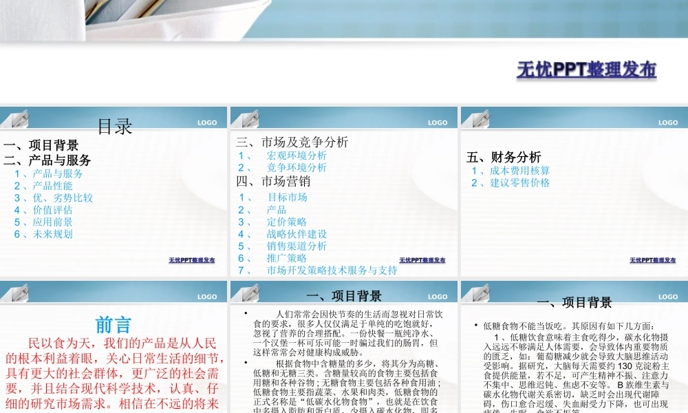专利产品商业计划书