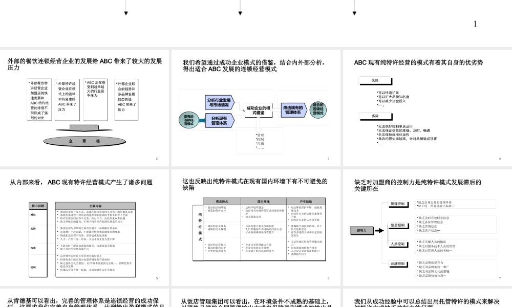 《全聚德烤鸭股份有限公司连锁经营方案设计(二)》57页