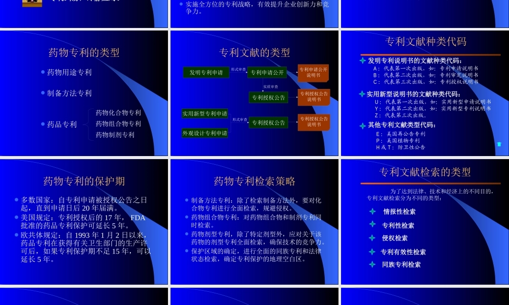 专利侵权风险分析及专利信息检索