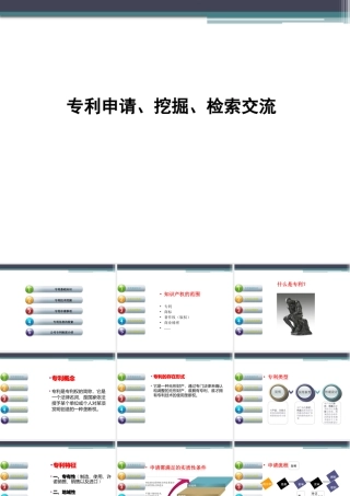 专利申请、挖掘、检索及制度交流