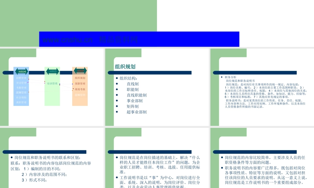 《人力资源一般工作流程(ppt31)》