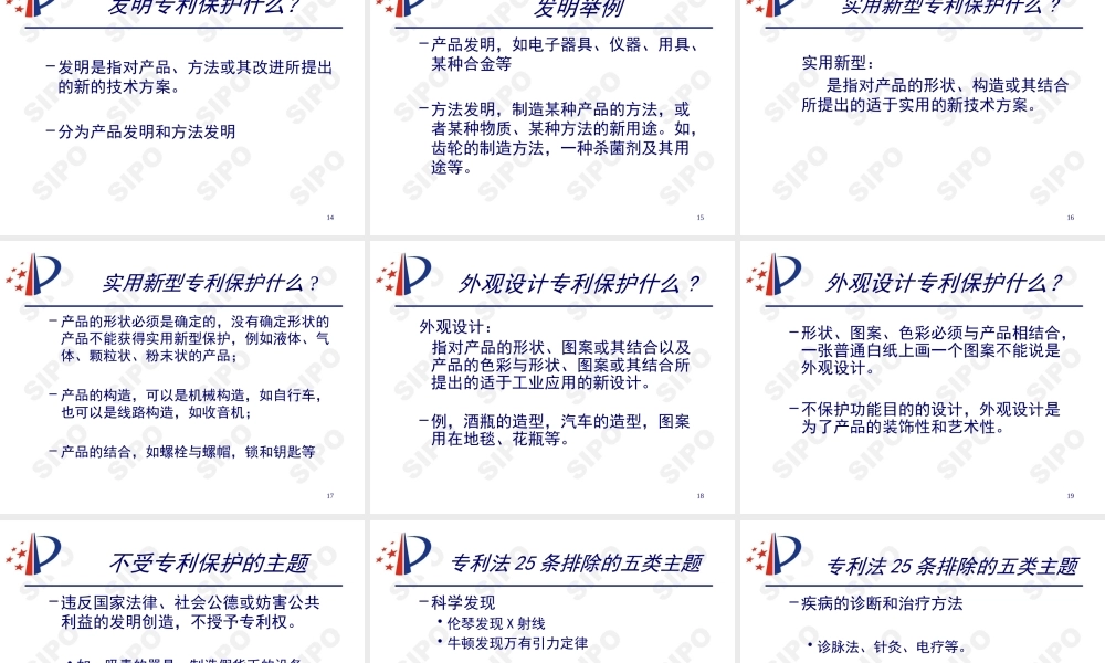 专利申请与审查制度概述