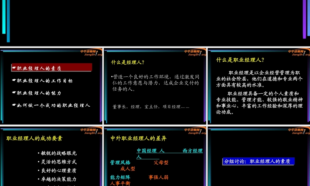 《如何成为一名职业经理人》(王善勇)-