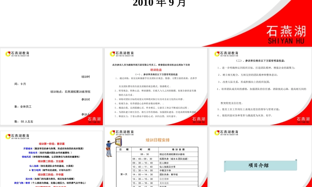 XXXX年华润万家员工团队精神培训方案
