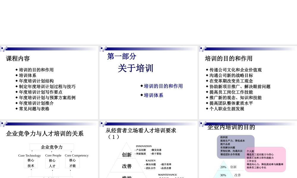 《如何设计年度培训计划与预算方案》