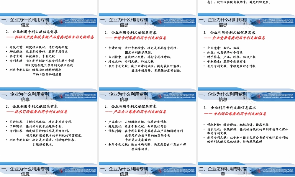专利在技术创新中的应用