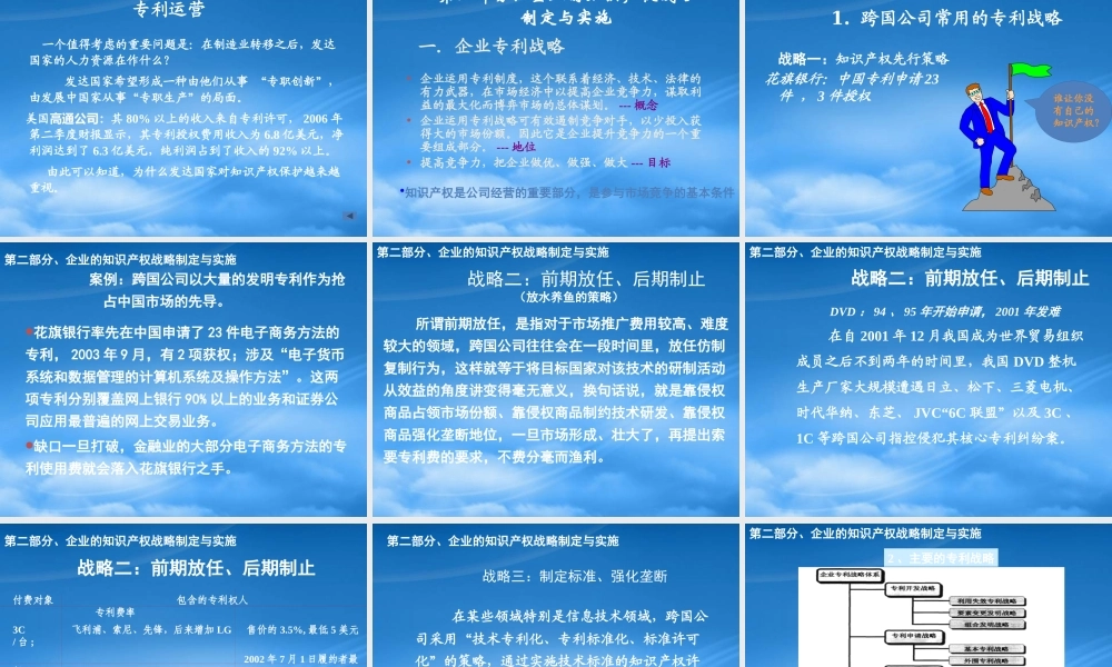 专利战略实务与工作者职业前景概述
