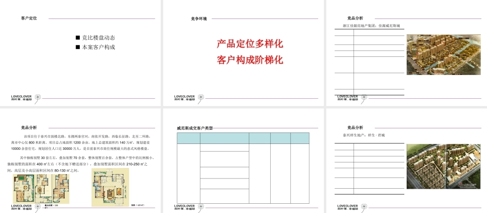 XXXX年江苏泰兴幸福邸前期产品定位报告