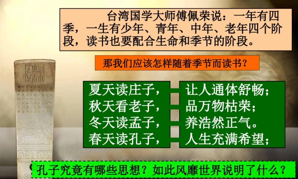 《儒家学派创始人孔子》