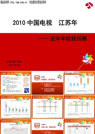 XXXX年江苏卫视招商手册——近半年收视回顾