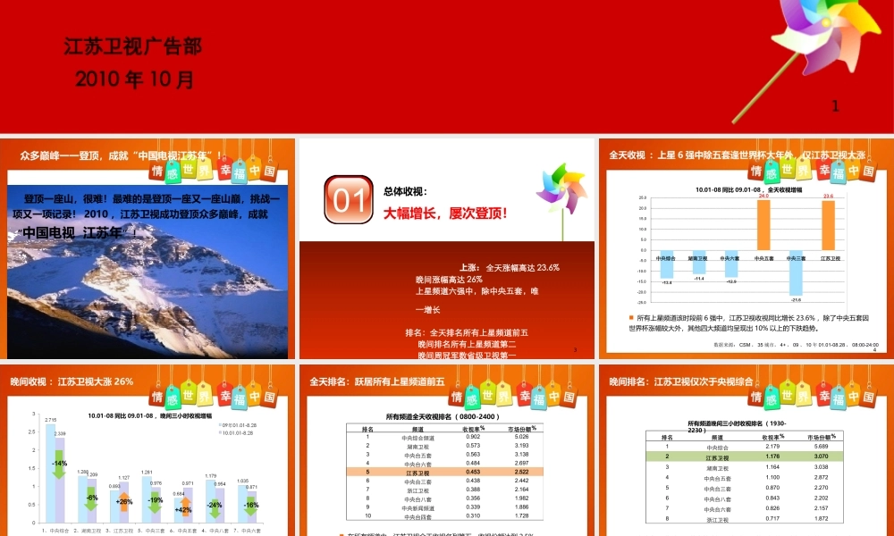 XXXX年江苏卫视中国电视推广会策划方案
