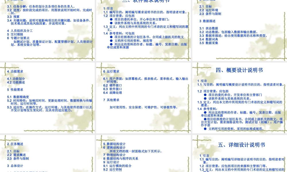 《软件工程导论》软件开发项目文档