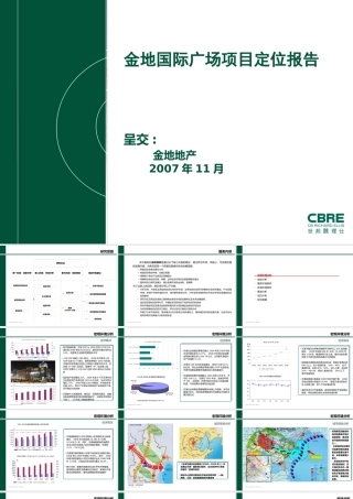 XXXX年金地天津市国际广场项目定位报告