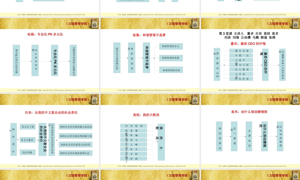 《三国管理学院》(张振宗)