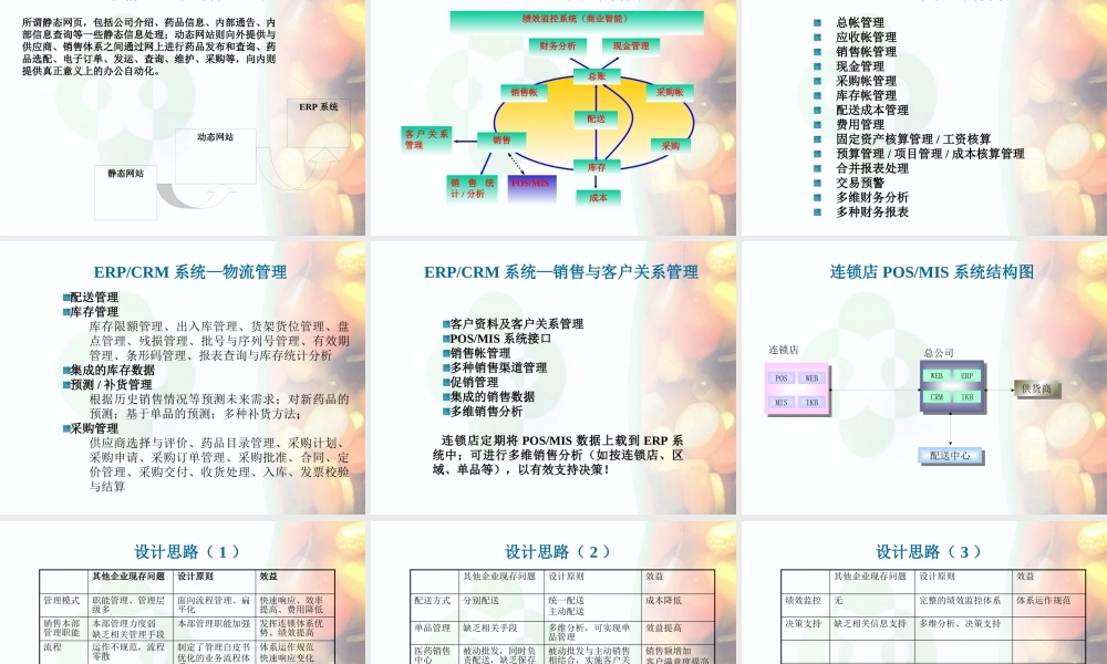 《三九集团连锁体系设计建议书》,某咨询副总裁朱大勇主讲