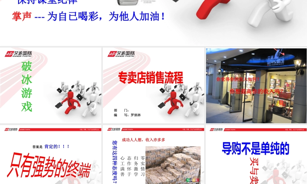 专卖店销售流程-罗炳林