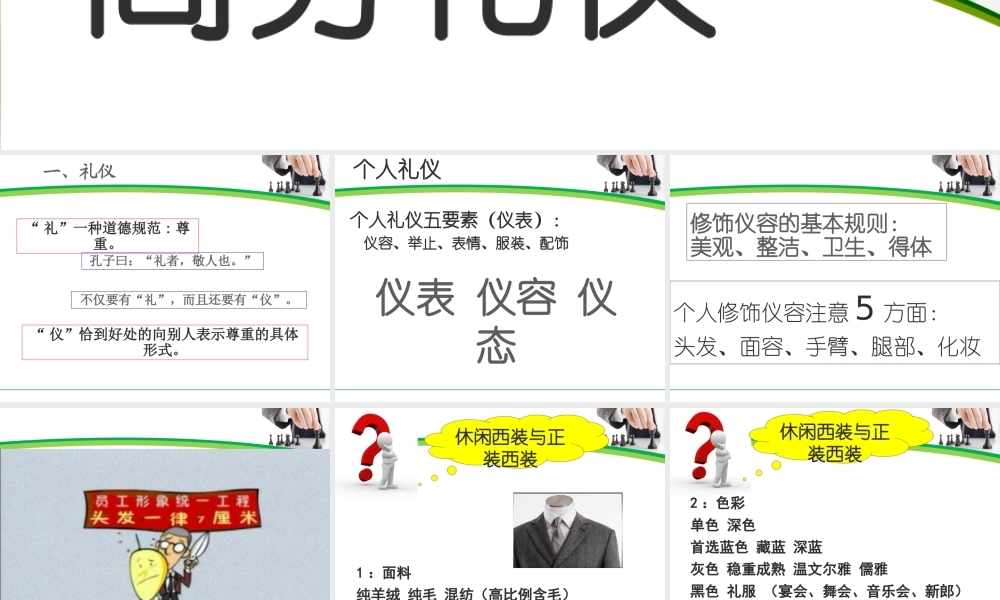 《商务礼仪》第二讲