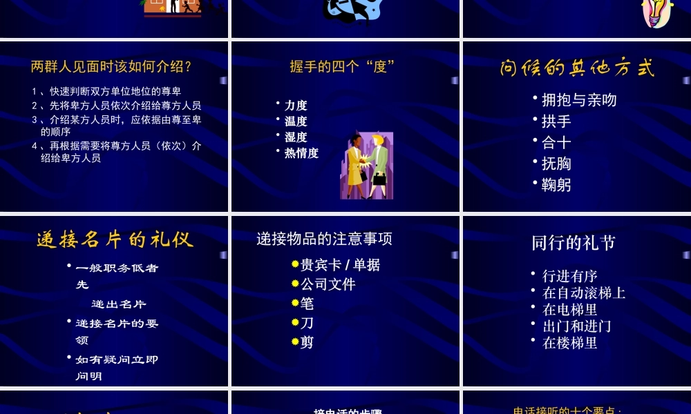 《商务礼仪与职业化素养》