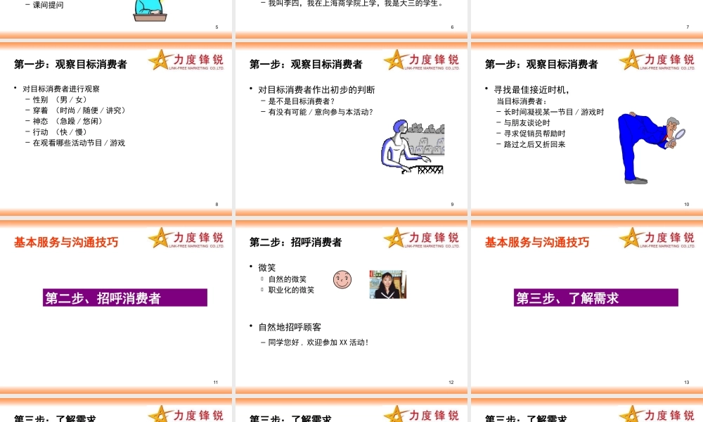XXXX年快速消费产品高校推广培训