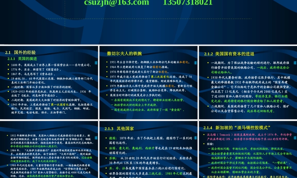 专题2 企业改制与上市