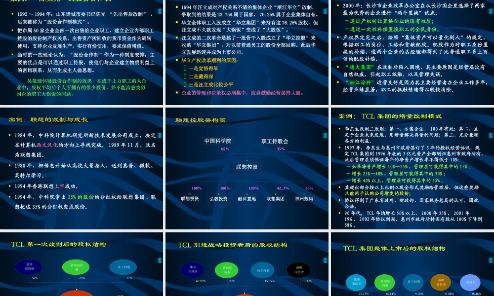 专题2 企业改制与上市