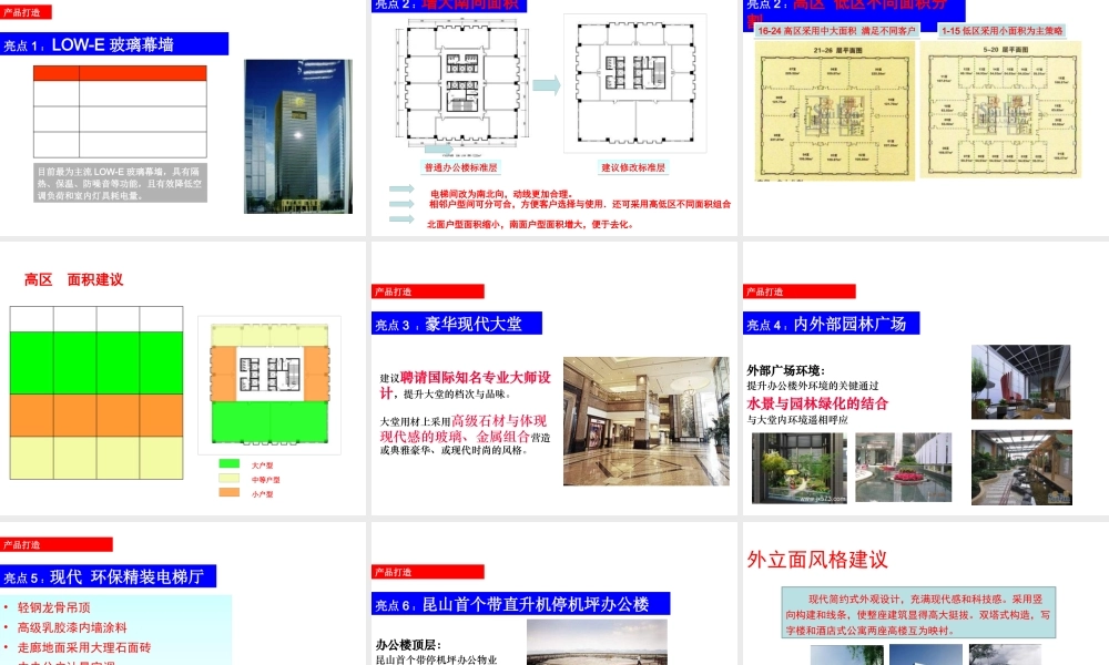 XXXX年昆山昆之门项目产品建议