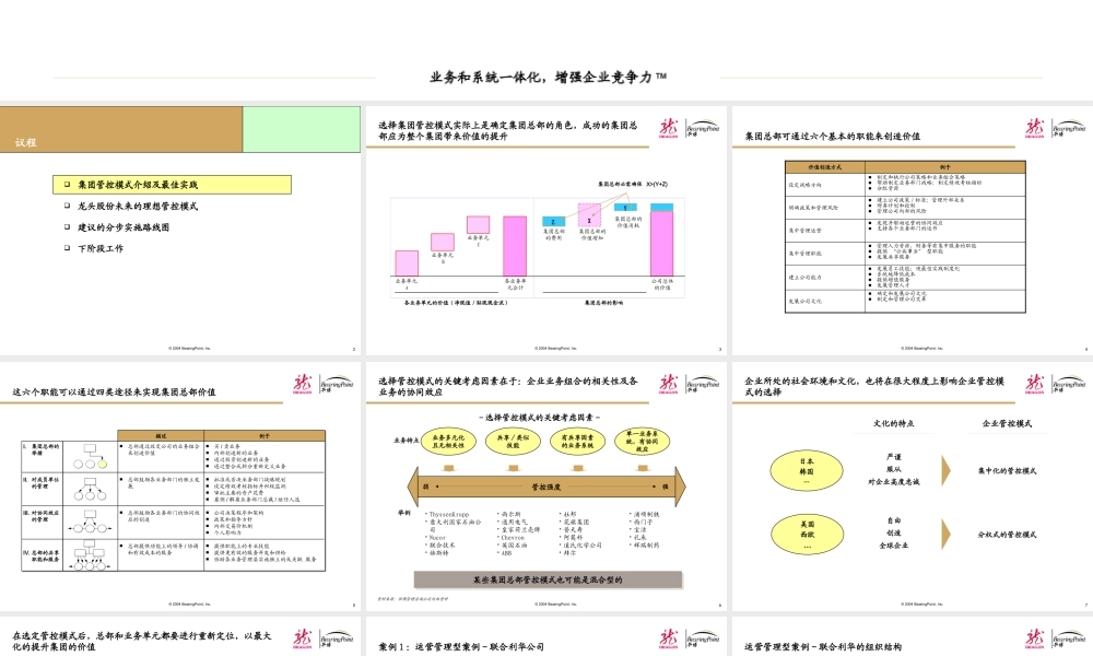 《上海龙头集团公司管控模式项目中期报告》KPMG(73