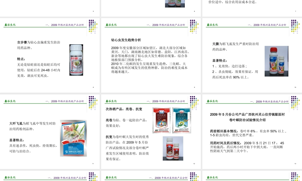 XXXX年渌口三级联储推介会讲稿