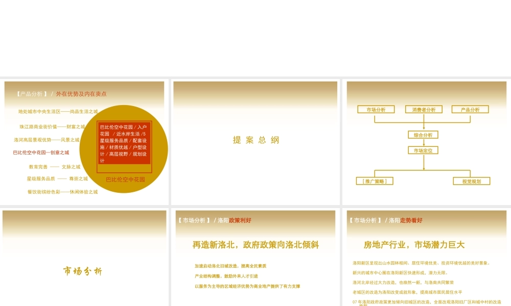 XXXX年洛阳市上阳路隆安上阳华府项目策划提案