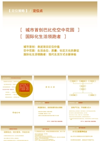XXXX年洛阳市上阳路隆安上阳华府项目策划提案