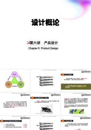 《设计概论》第六讲产品设计