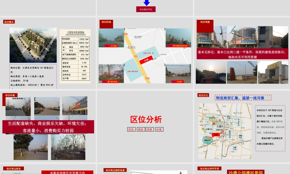 XXXX年漯河项目产品优化建议沟通案