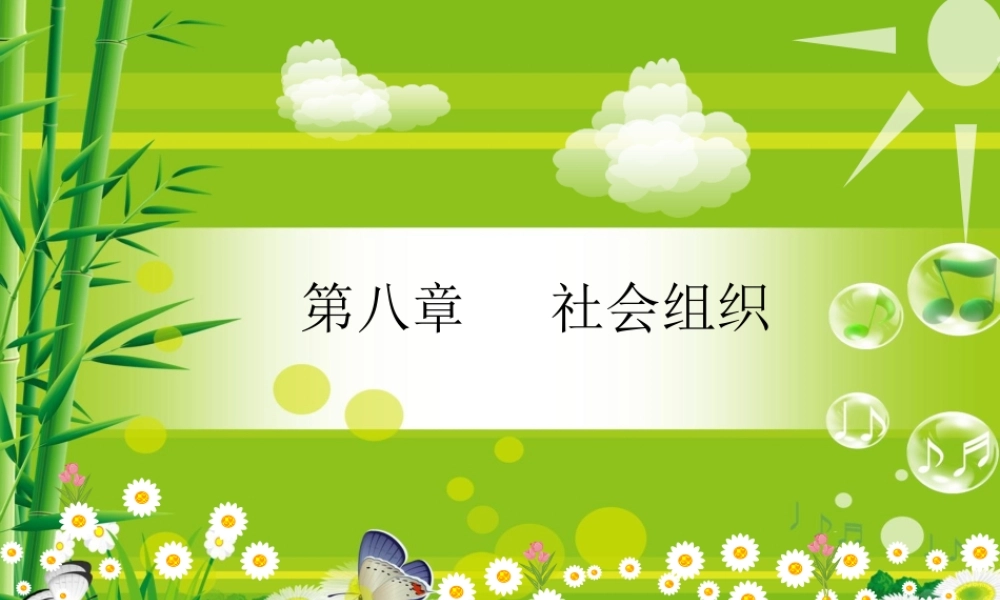 《社会学概论》9、社会组织(PPT36页)