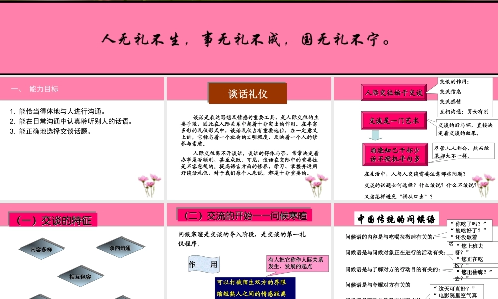 《社交礼仪》交谈礼仪+例子(PPT75页)