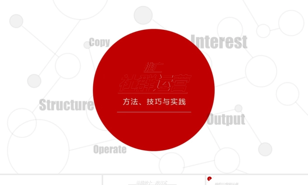 《社群运营》(PPT59页)
