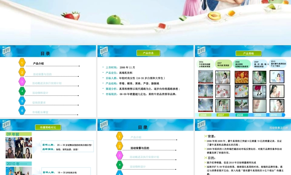 XXXX年蒙牛真果粒现代通路推广方案(30)