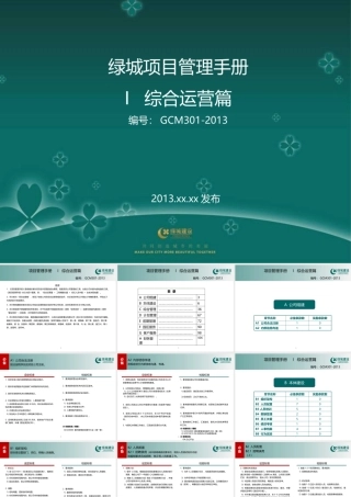 XXXX年某地产项目管理手册ⅰ综合运营篇2821413832(修改版)