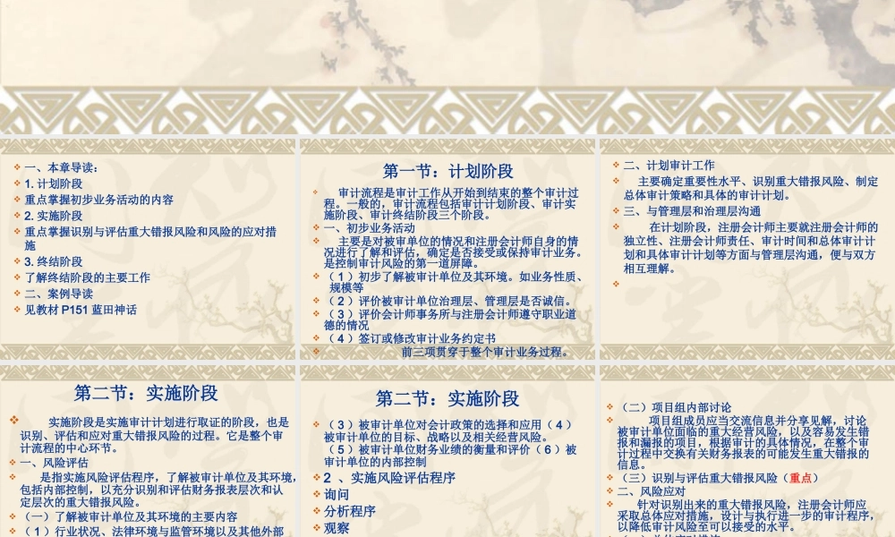 《审计流程》课件