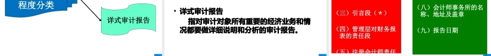 《审计学》朱荣恩第三版第十四章编制审计报告前的工作