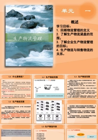 《生产物流管理》