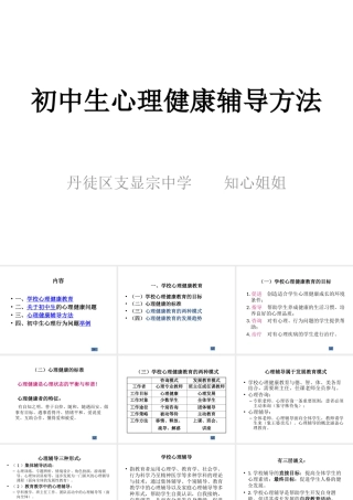 专题讲座中学生心理问题的诊断与疏导