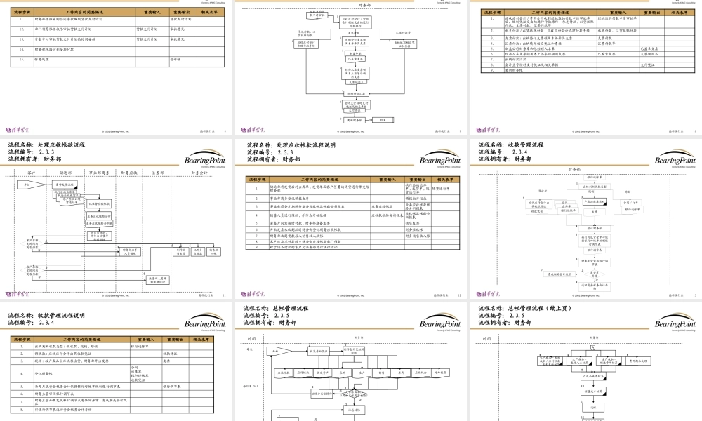 XXXX年某咨询清华紫光会计管理流程(ppt36)
