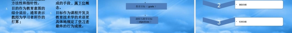 专题六课程与教学目标