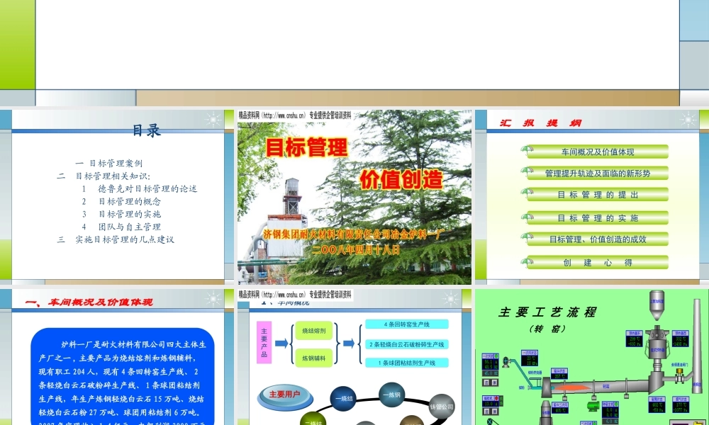 XXXX年目标管理研讨